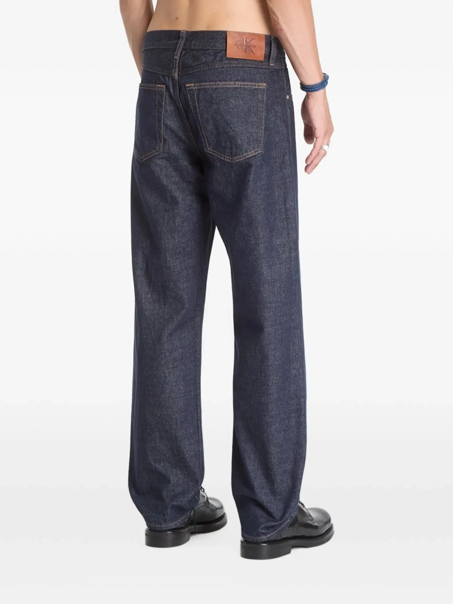 Blugi Calvin Klein albastri din denim - Img 5