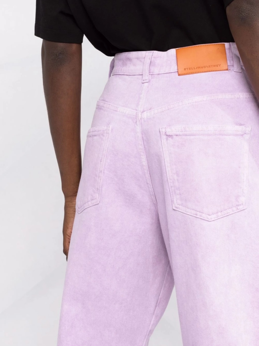 Blugi conici Stella McCartney violet - Img 3
