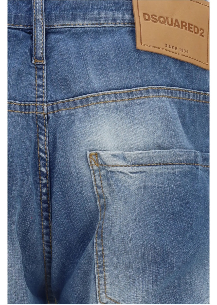 Blugi Cotton Jeans with logo application* - Img 3