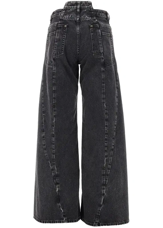 Blugi Cut-out waist jeans - Img 3