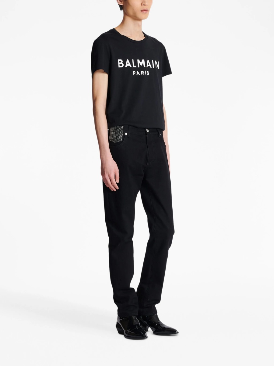 Blugi drepti Balmain negri - Img 3