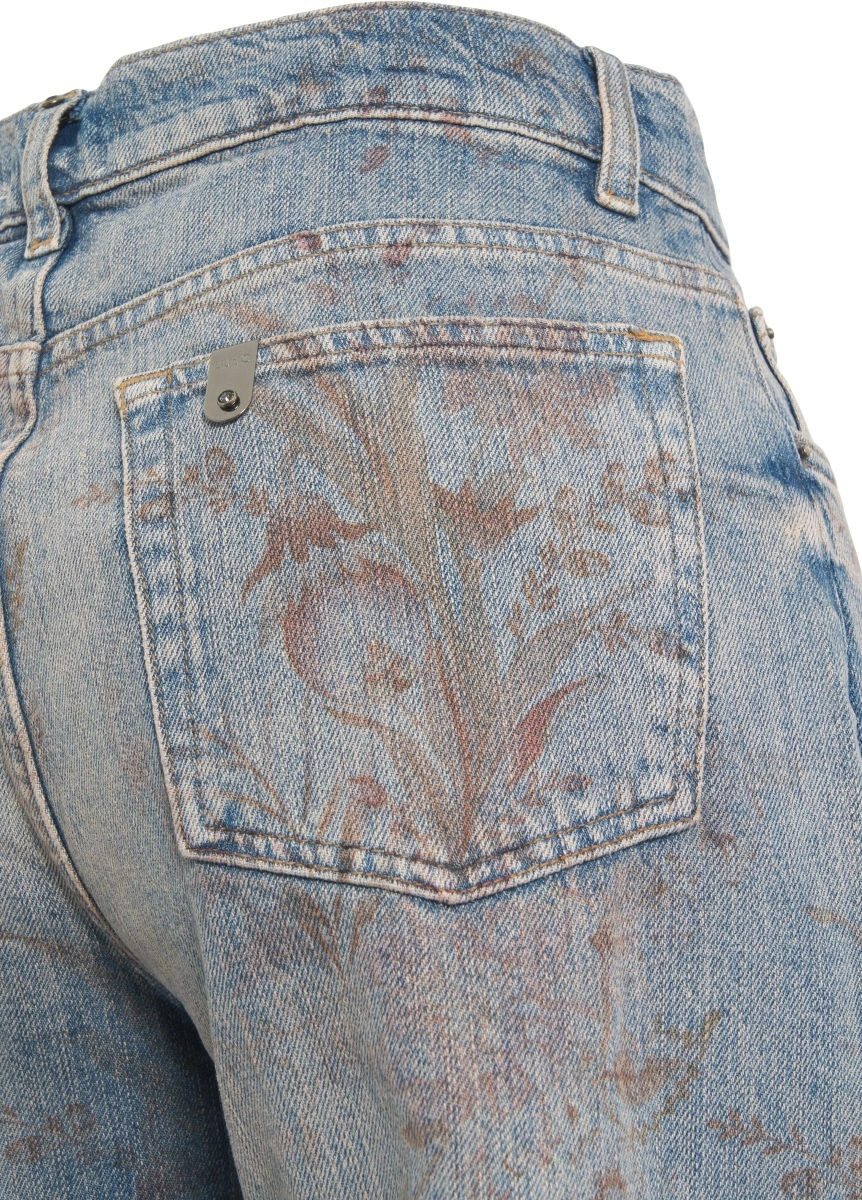 Blugi drepti Liu Jo Blue Denim albastri - Img 5