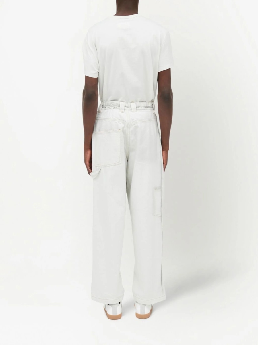 Blugi drepti Maison Margiela albi - Img 4