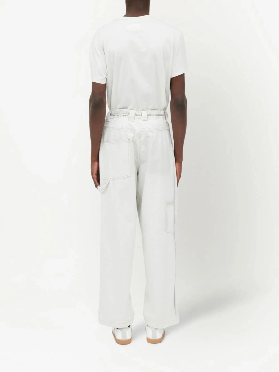 Blugi drepti Maison Margiela albi - Img 4