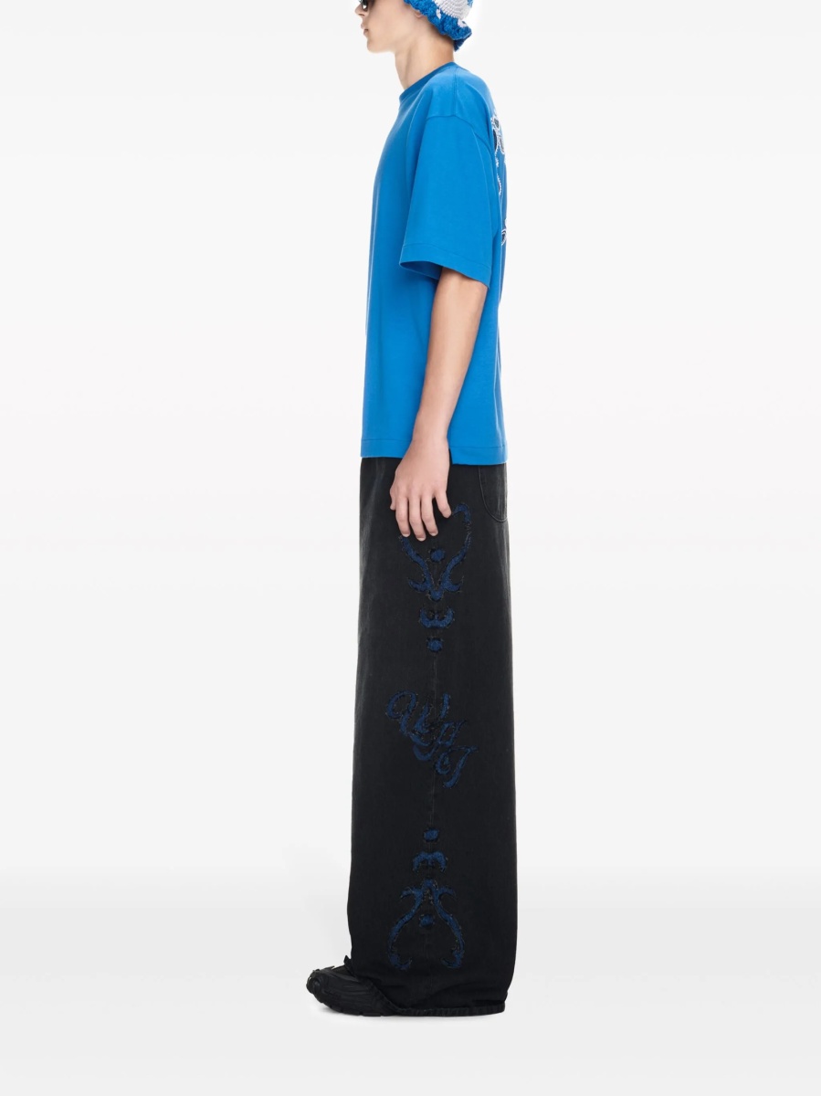 Blugi drepti Off-White negri - Img 3