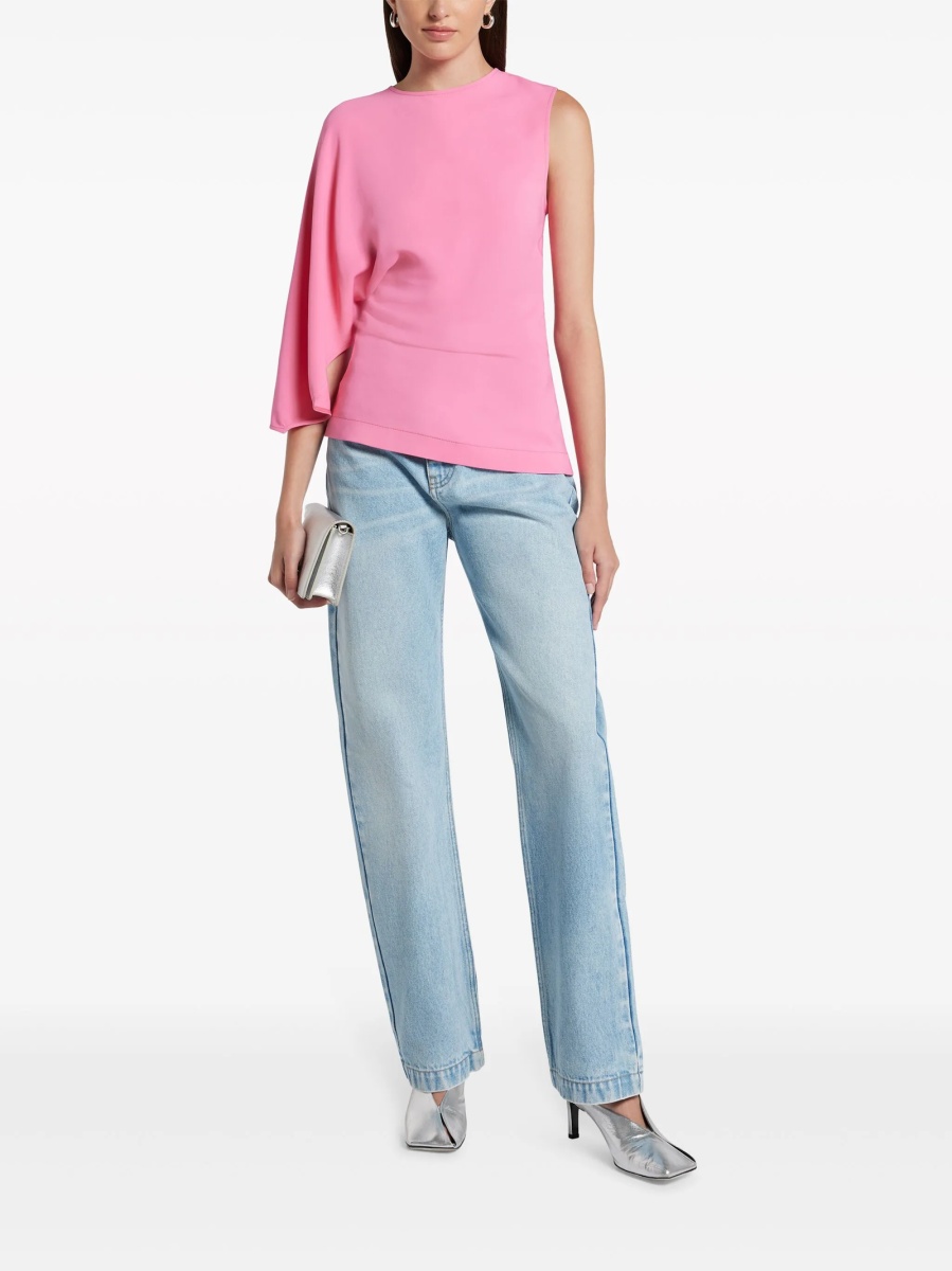Blugi drepti Stella McCartney albastri - Img 2
