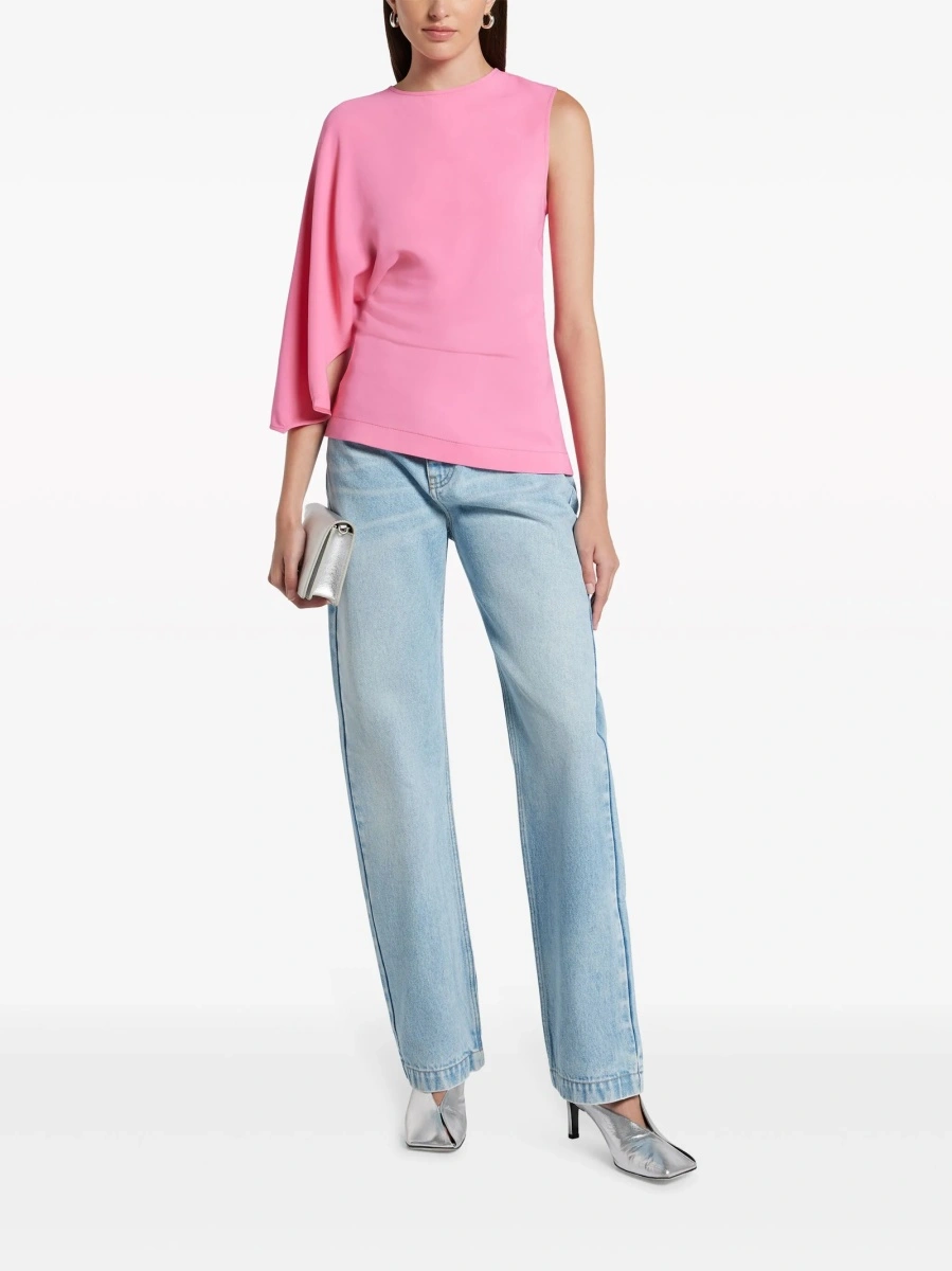 Blugi drepti Stella McCartney albastri - Img 2