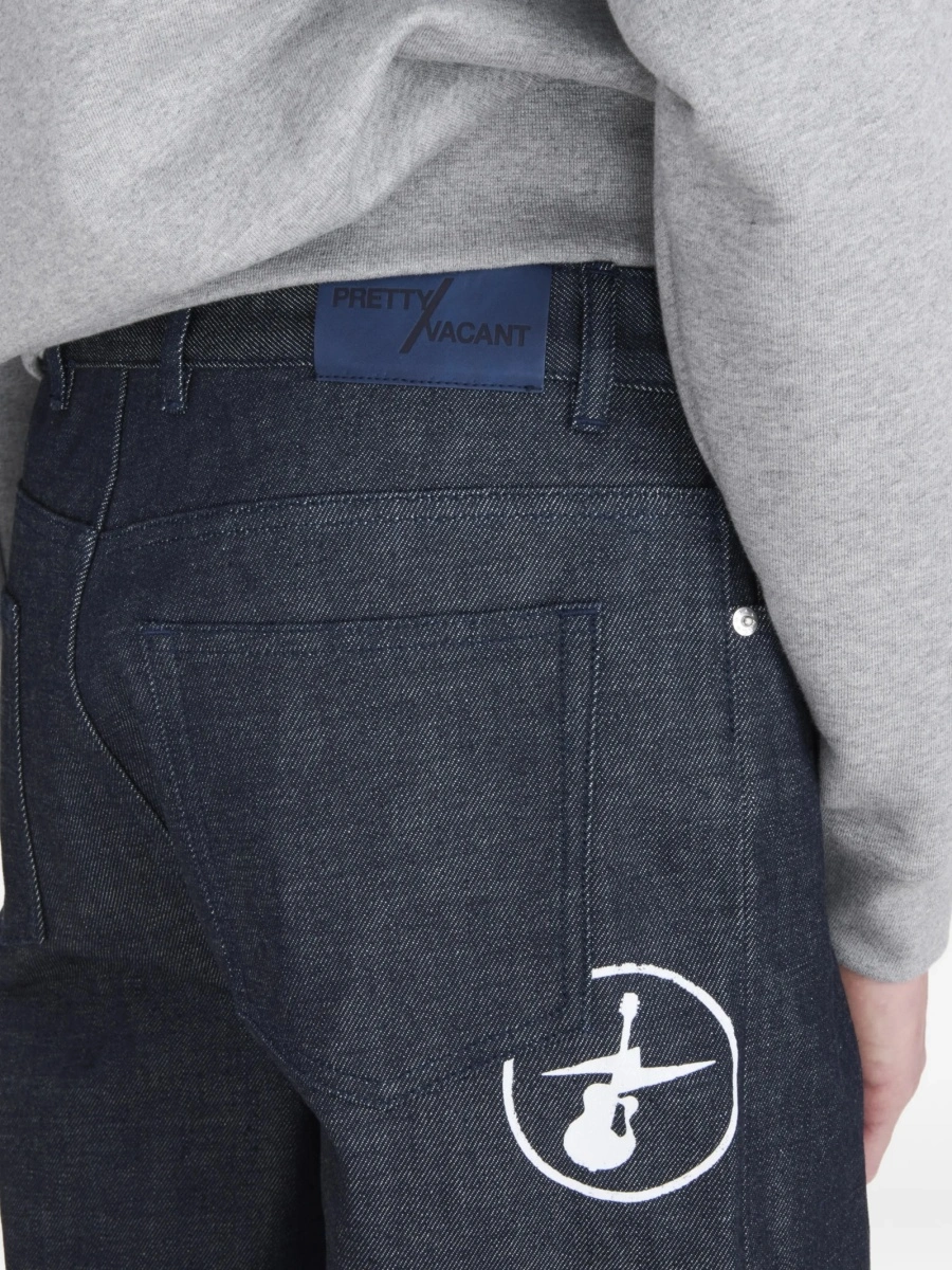 Blugi evazati A.P.C. albastri - Img 4