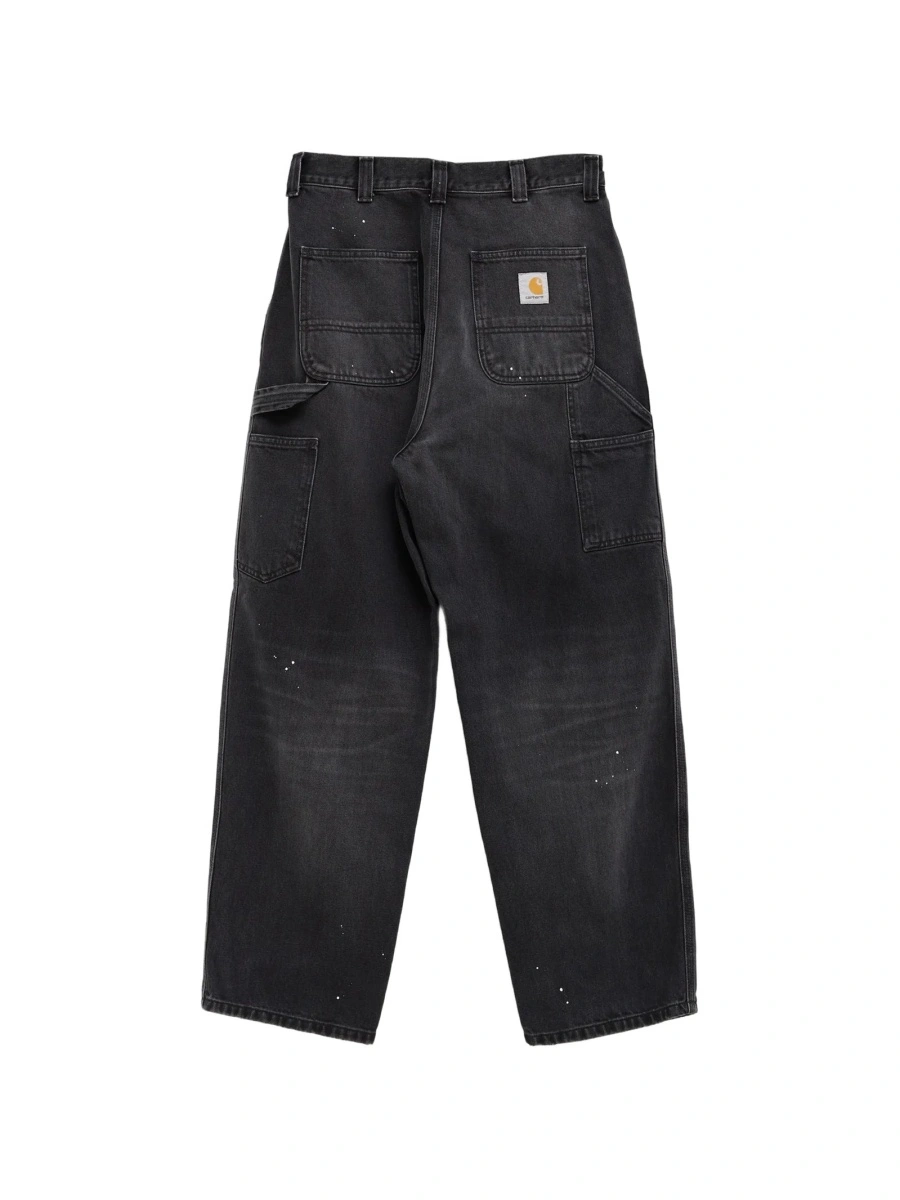 Blugi evazati Carhartt negri - Img 2