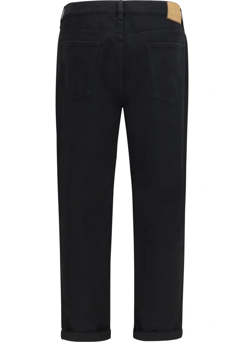 Blugi Garment-dyed five-pocket denim Pants - Img 2