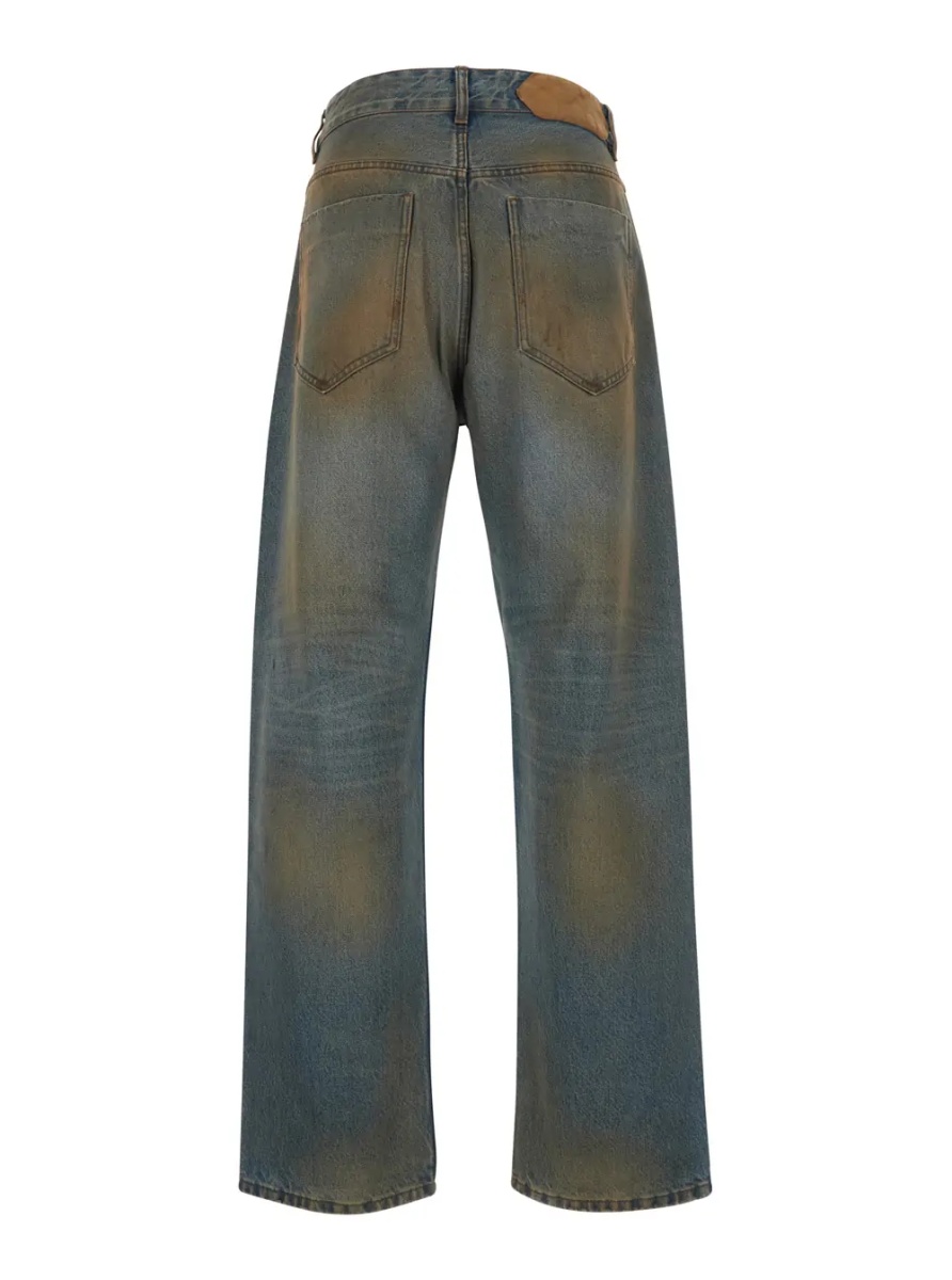 Blugi Grey Jeans 'LE DE-NIMES BERGER' Five-Pocket In Denim Men - Img 2