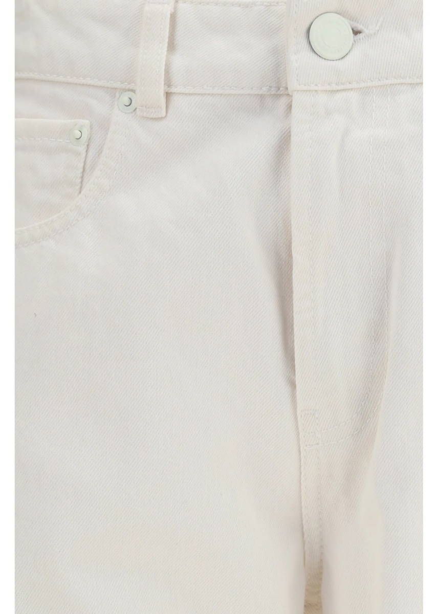 Blugi High-rise straight-leg Jeans in cotton - Img 3