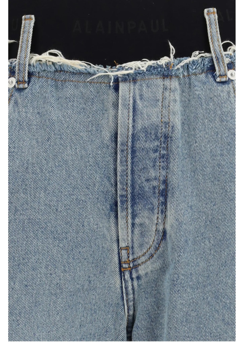 Blugi High-waisted Jeans with elastic - Img 3