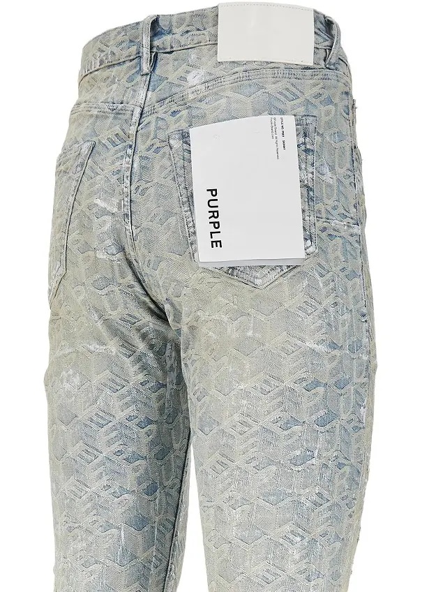 Blugi Jacquard Monogram P001 jeans - Img 4