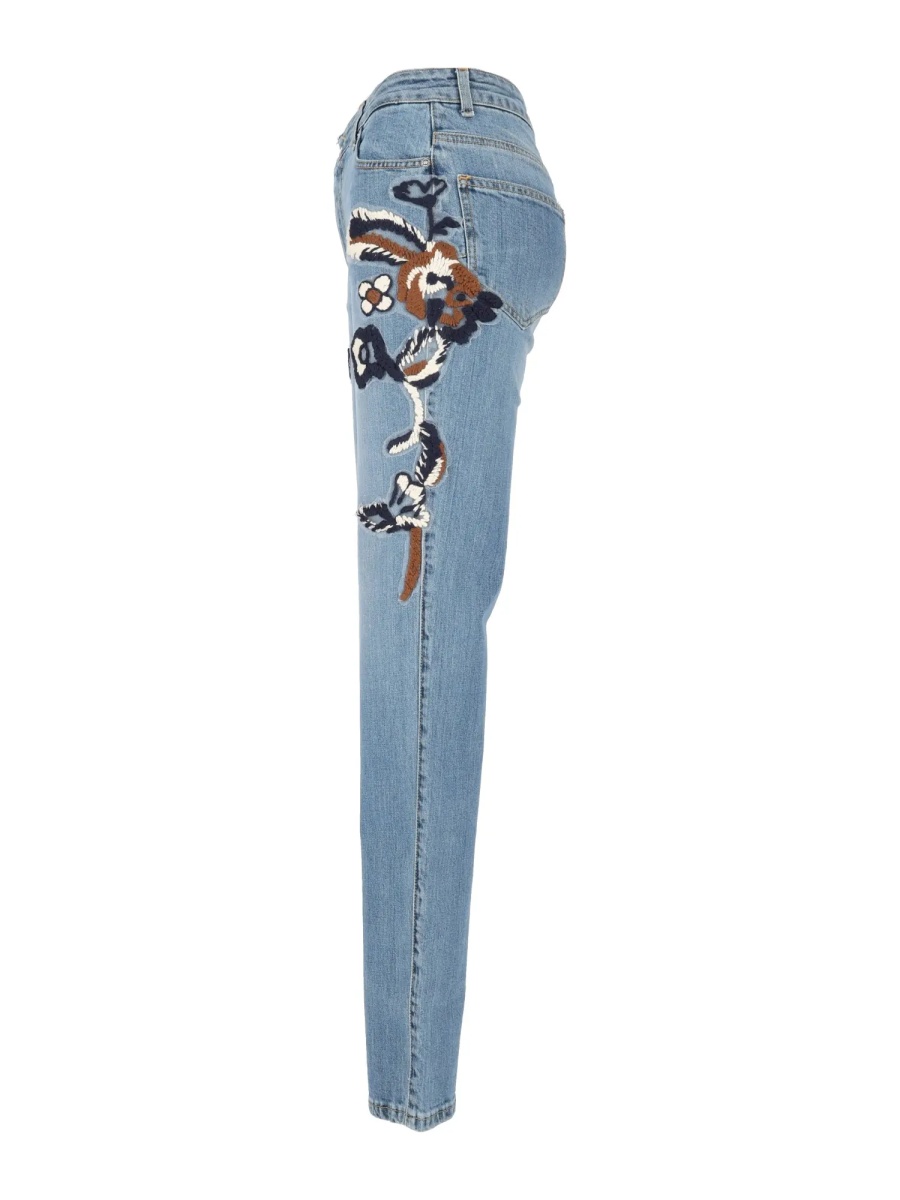 Blugi JEANS WITH EMBELLISHMENTS - Img 2