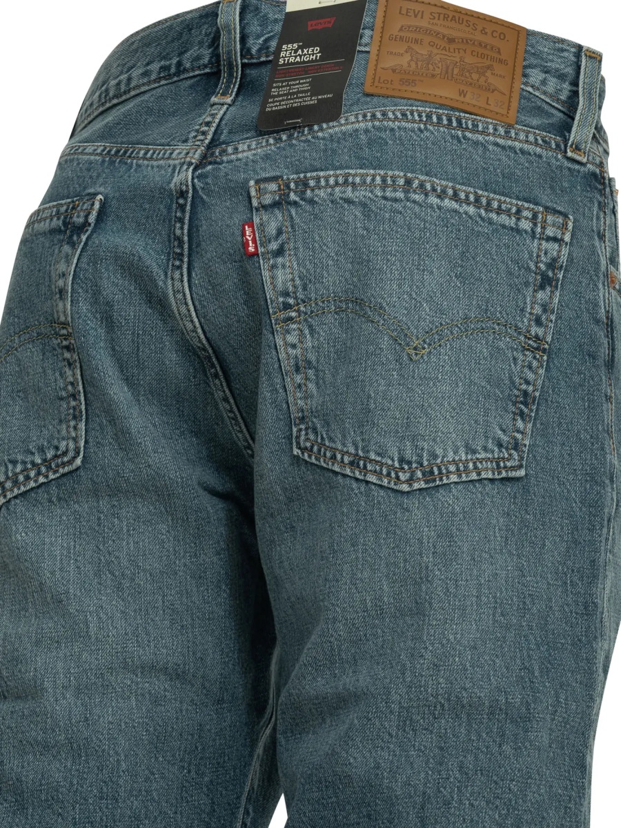 Blugi Levi's® "555™ Relaxed Straight" Straight Leg Jeans - Img 4