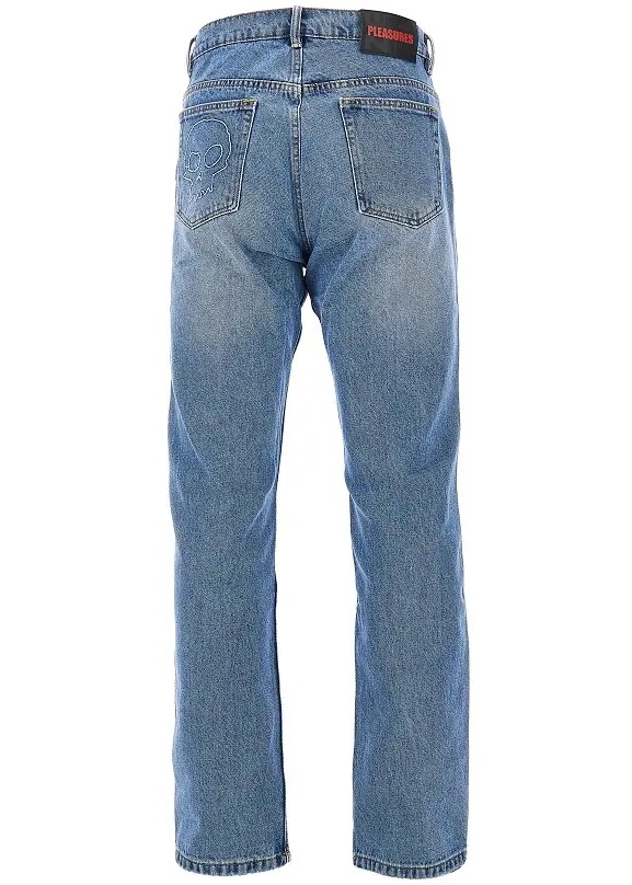 Blugi 'Rotten' jeans with Skull embroidery - Img 3