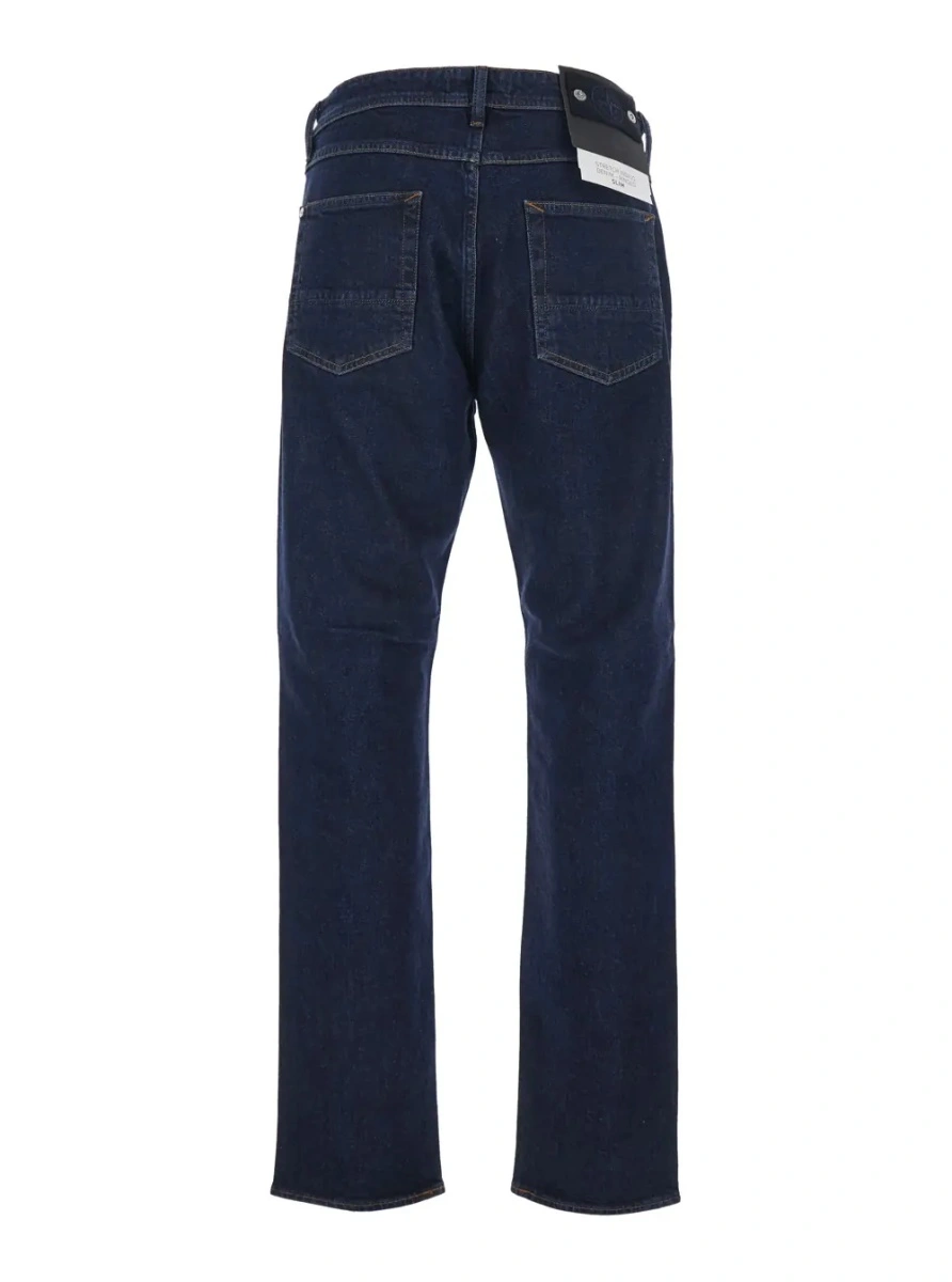 Blugi Stone Island albastri din denim - Img 2