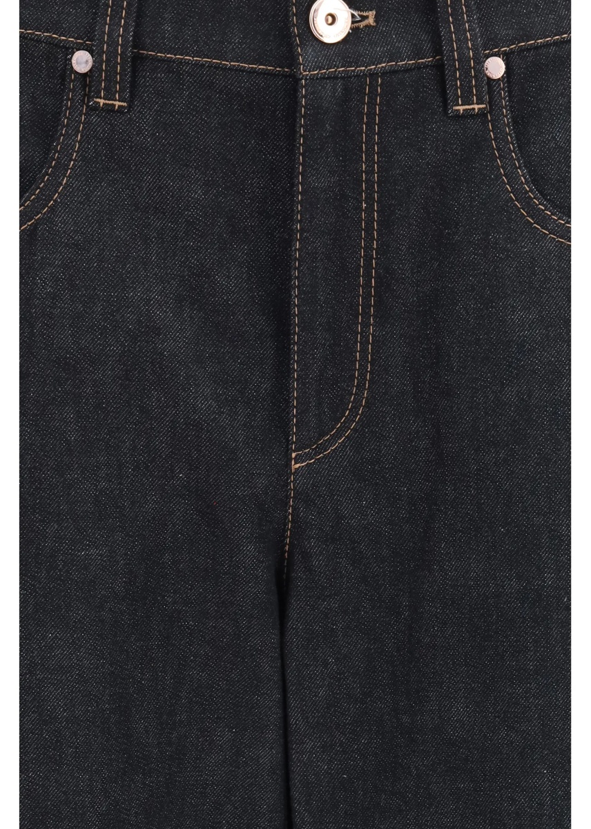 Blugi Straight-leg denim Jeans - Img 3