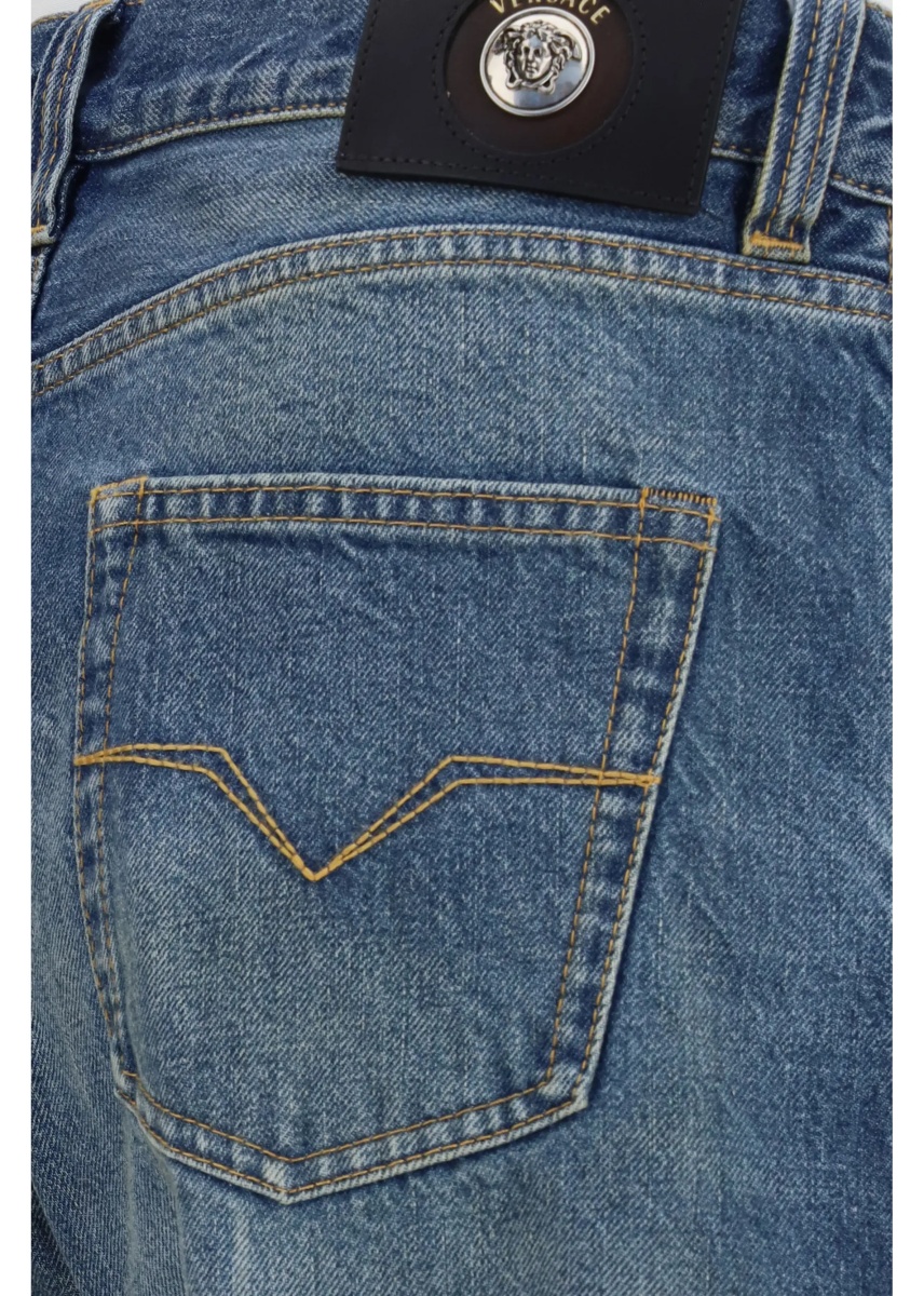 Blugi Straight-leg denim Jeans - Img 3