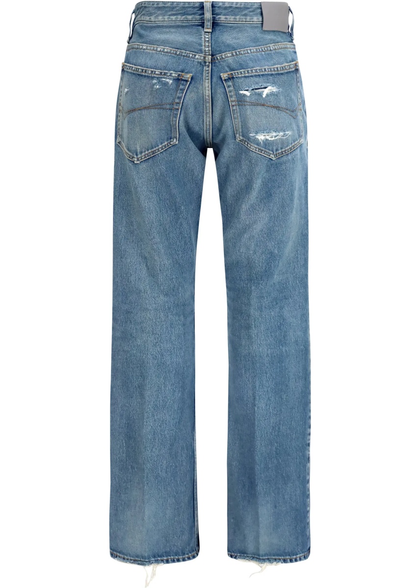 Blugi Straight-leg denim Jeans - Img 2