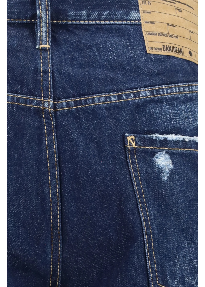 Blugi Straight leg denim Jeans - Img 3