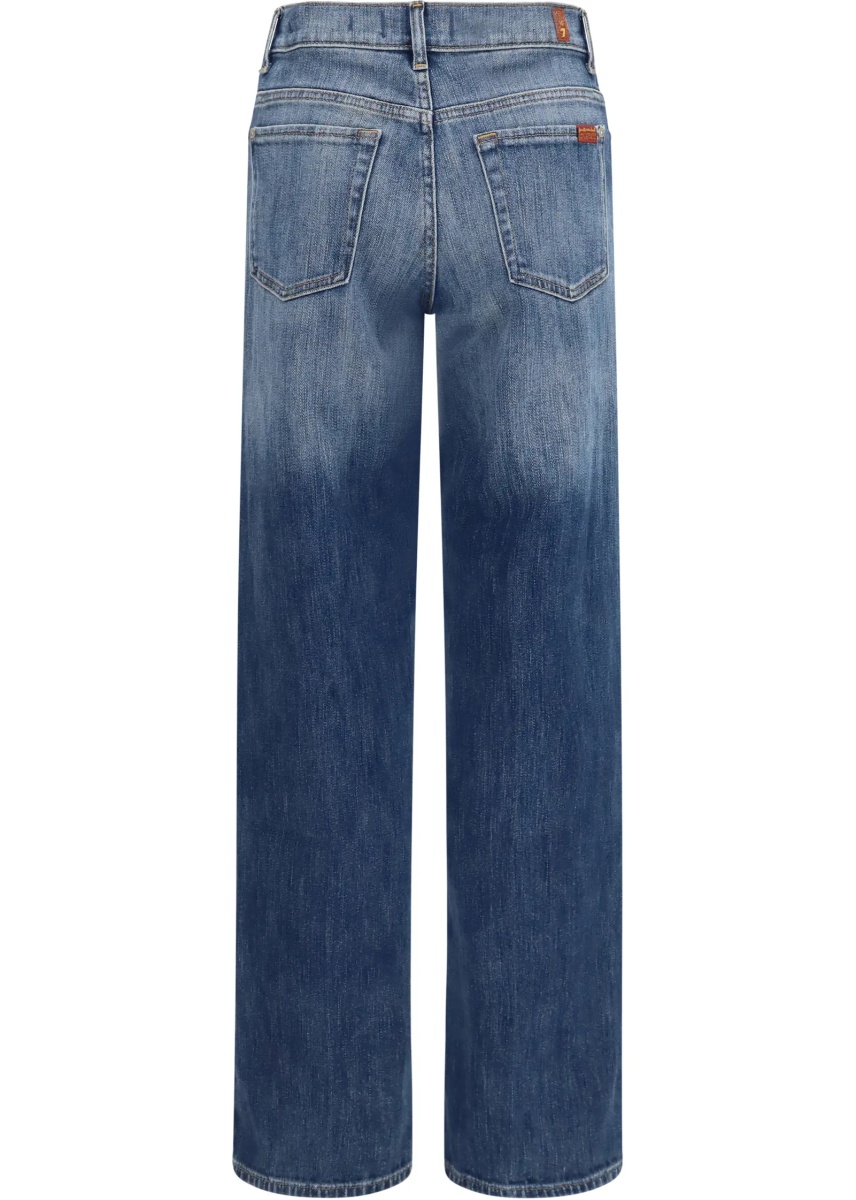 Blugi Straight-leg Vintage wash Jeans - Img 2