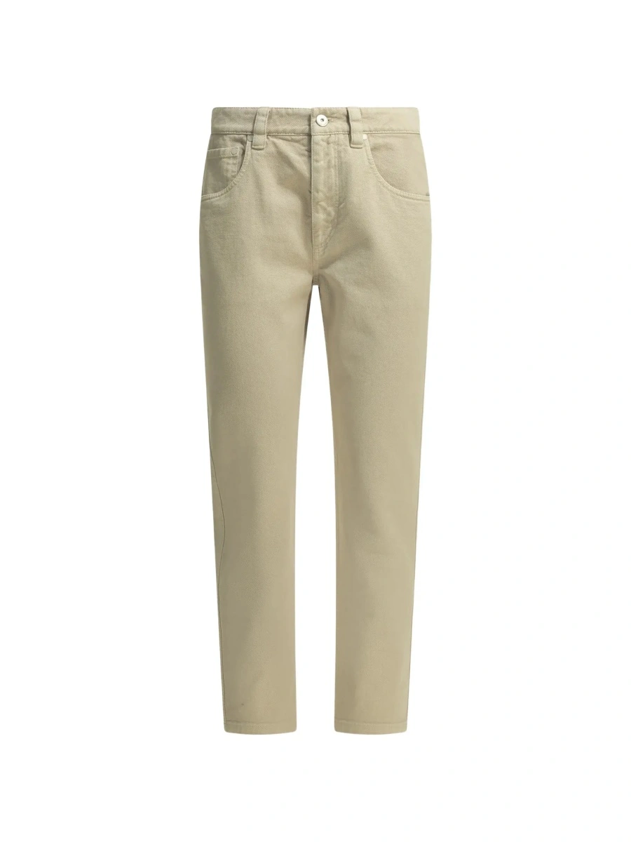Blugi "Straight Shiny Bartck" Straight Leg Jeans - Img 8