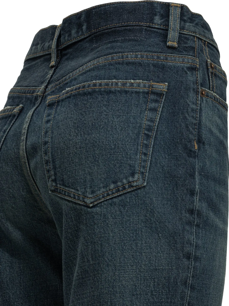 Blugi TOTÊME "Classic" Straight-Leg Jeans - Img 4