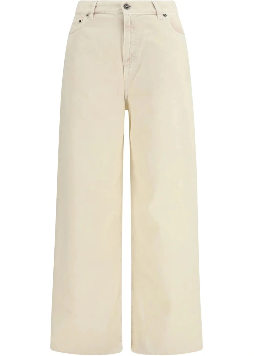 Blugi Wide-leg cotton denim Jeans - Img 6