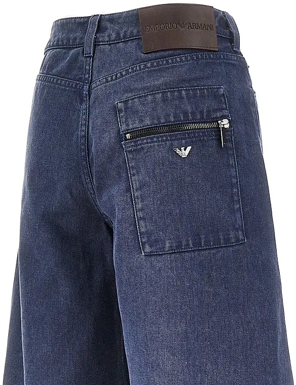 Blugi Wide leg denim pants - Img 4