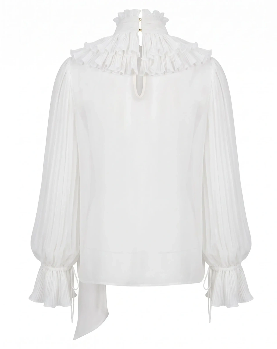 Bluza Blouse with ruffle details - Img 2