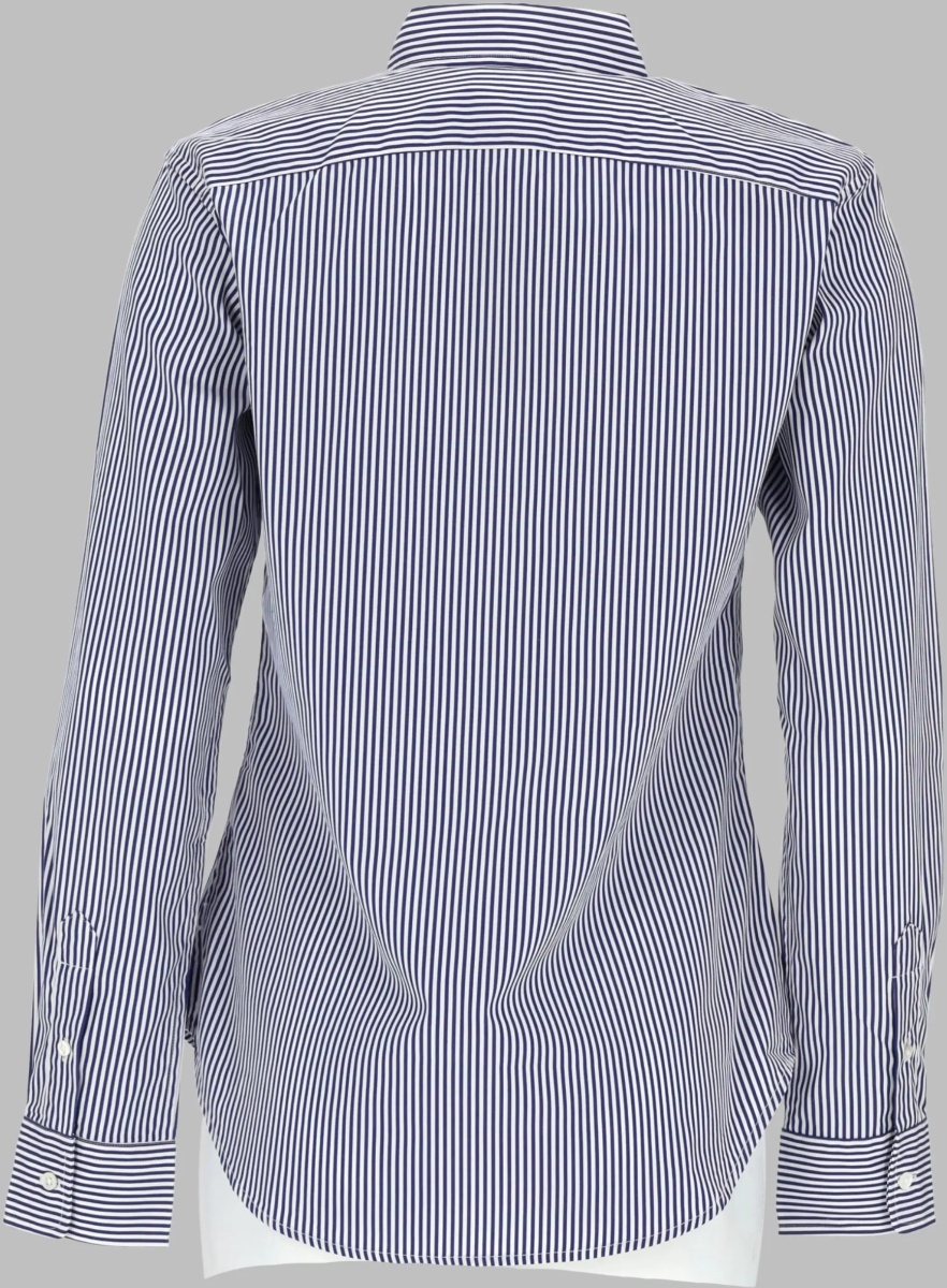 Bluza Camicia A Righe Con Logo - Img 2