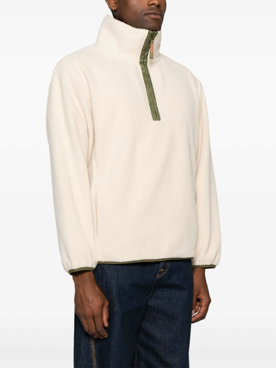 Bluza de trening A.P.C. alba - Img 3