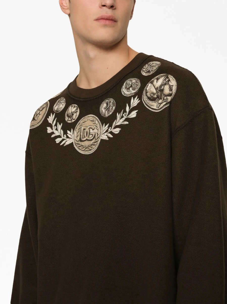 Bluza de trening Dolce &amp; Gabbana maro - Img 5