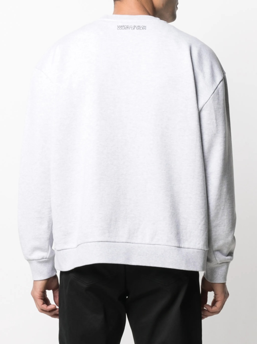 Bluza de trening Marcelo Burlon gri - Img 4