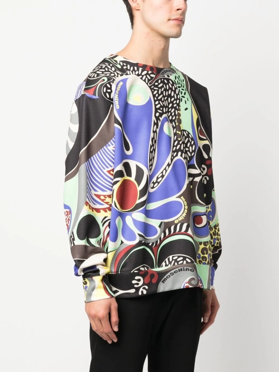 Bluza de trening Moschino neagra - Img 3