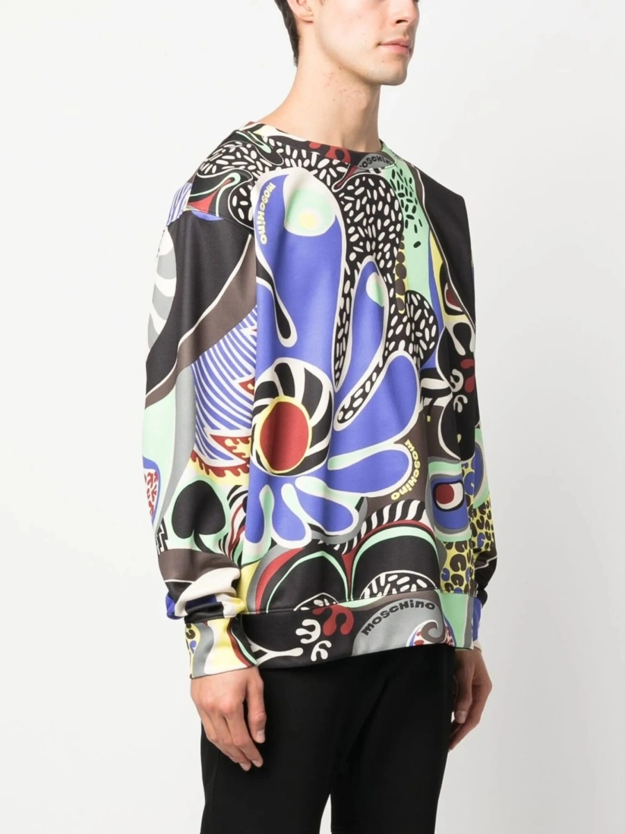 Bluza de trening Moschino neagra - Img 3