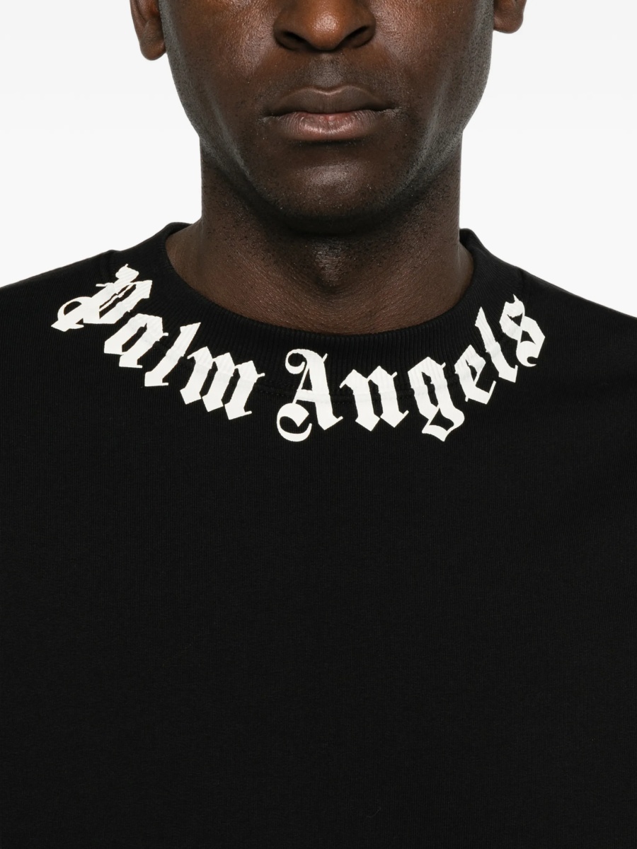 Bluza de trening Palm Angels neagra din bumbac - Img 5