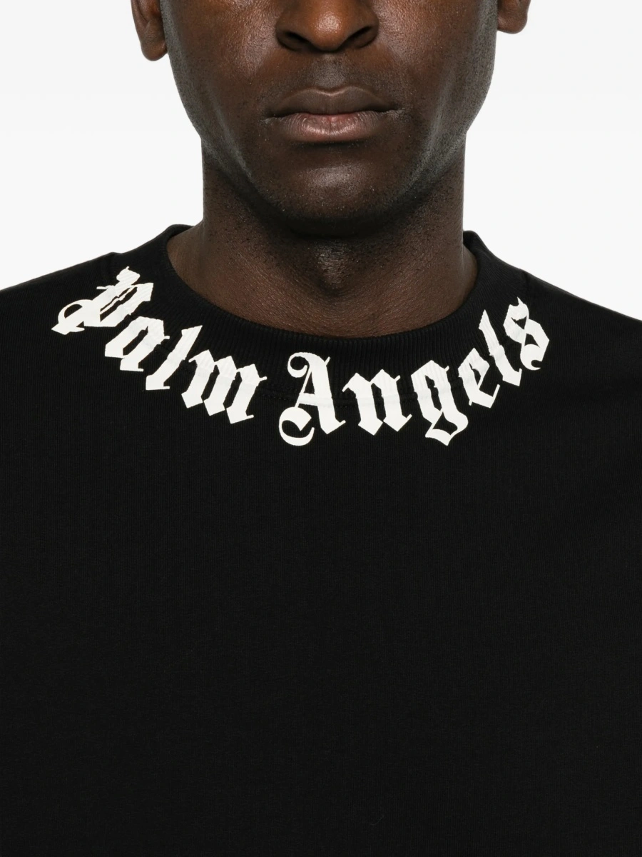 Bluza de trening Palm Angels neagra din bumbac - Img 5