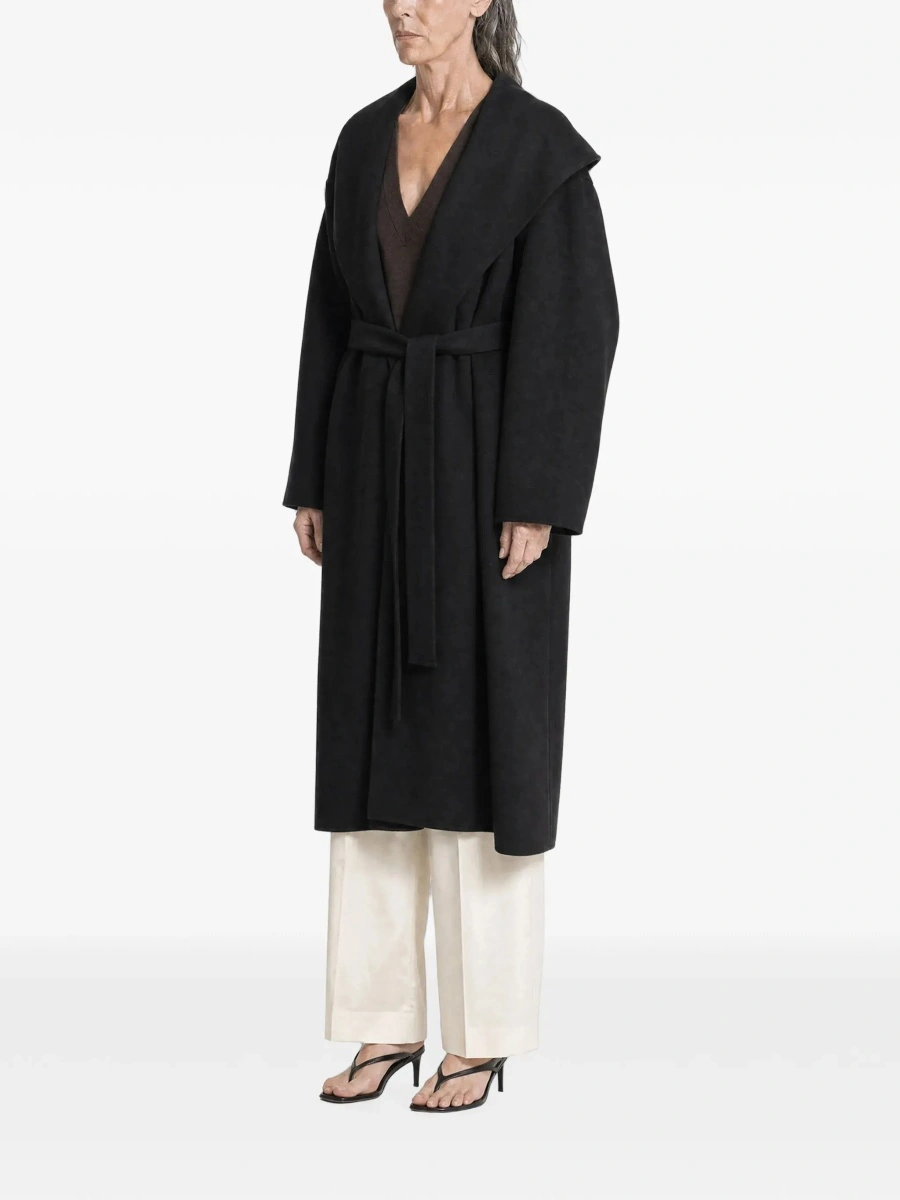 Bluza de trening TOTEME neagra din lana - Img 4