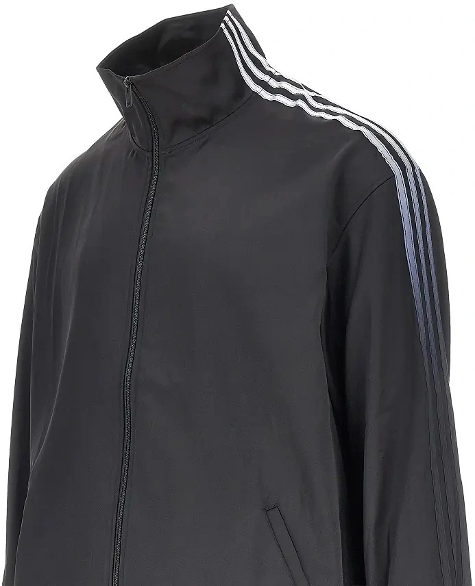 Bluza de trening Y-3 neagra din satin - Img 2