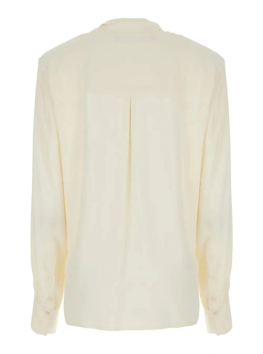 Bluza FEDERICA TOSI alba din matase - Img 2