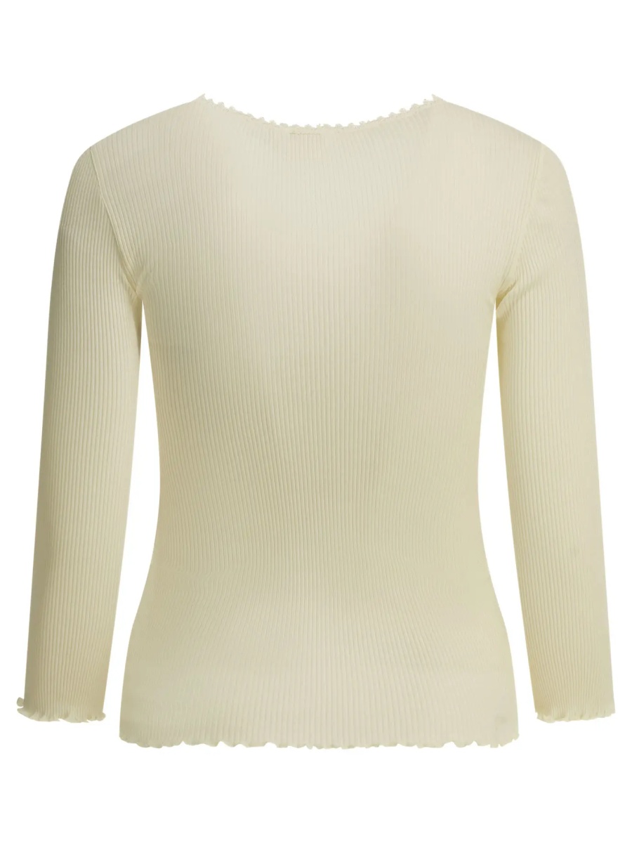 Bluza Fitted top made of cotton and silk jersey - Img 2