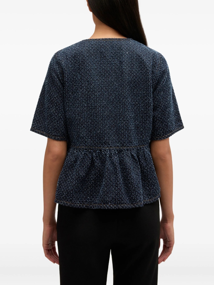 Bluza Ganni albastra - Img 4