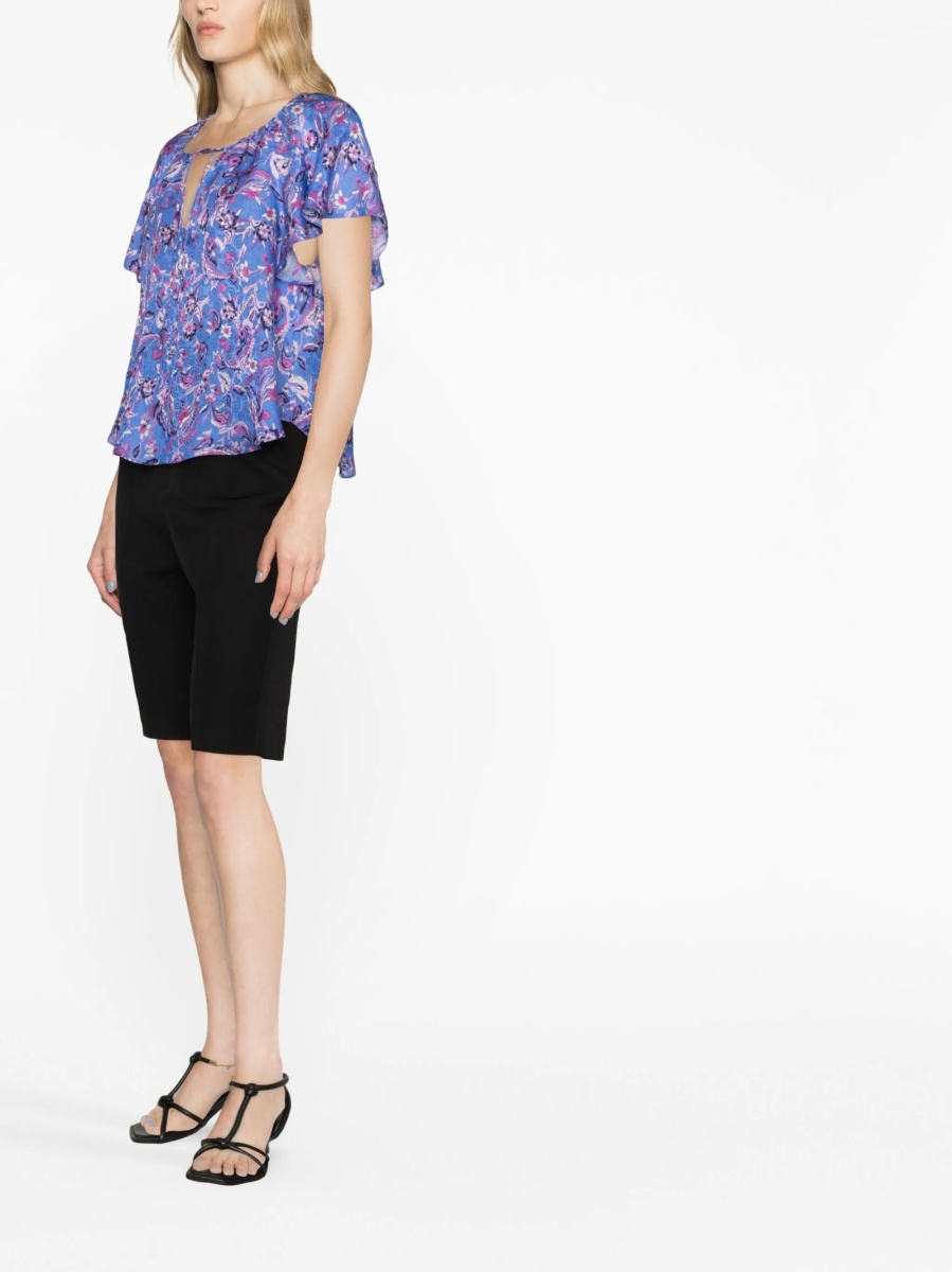 Bluza Isabel Marant albastra - Img 4