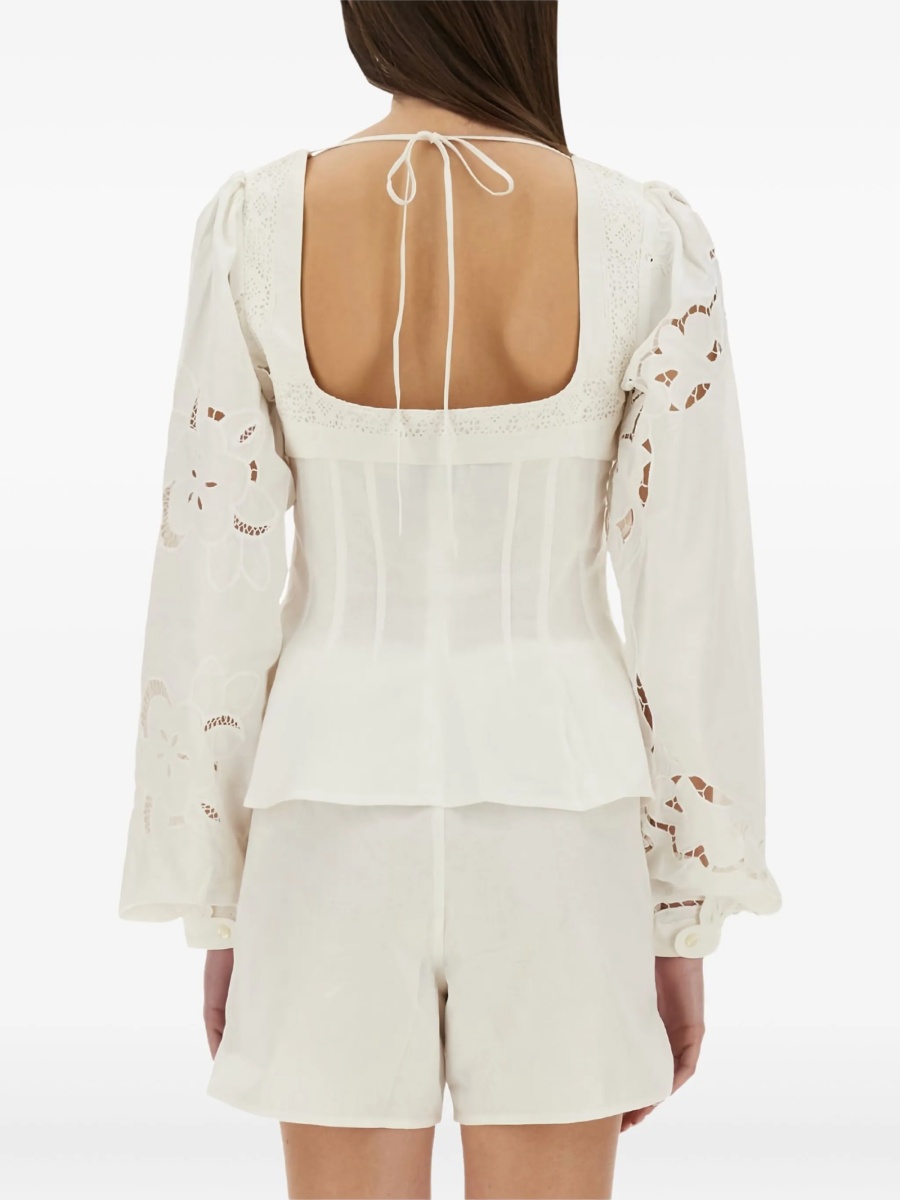 Bluza MARINE SERRE alba - Img 3