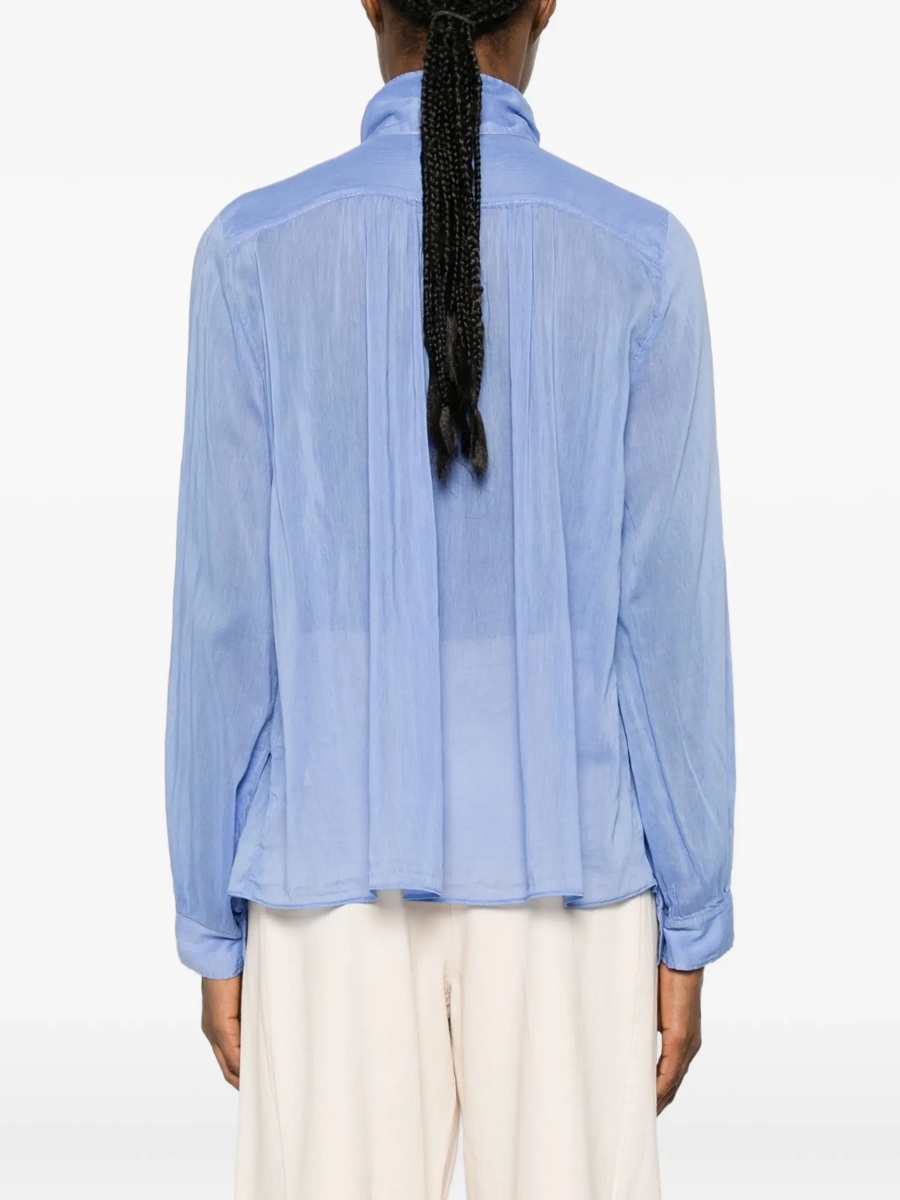 Bluza pleated high-neck Blouse - Img 6