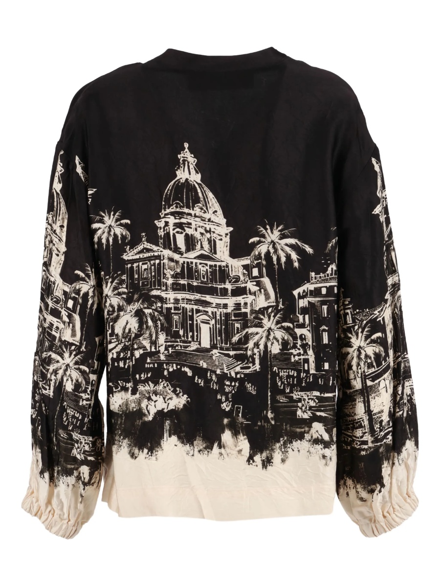Bluza Shirt A Porter neagra - Img 2