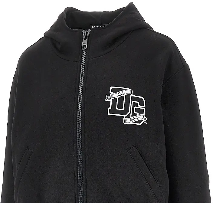 Bluza trening Full-zip hoodie with logo patch - Img 2
